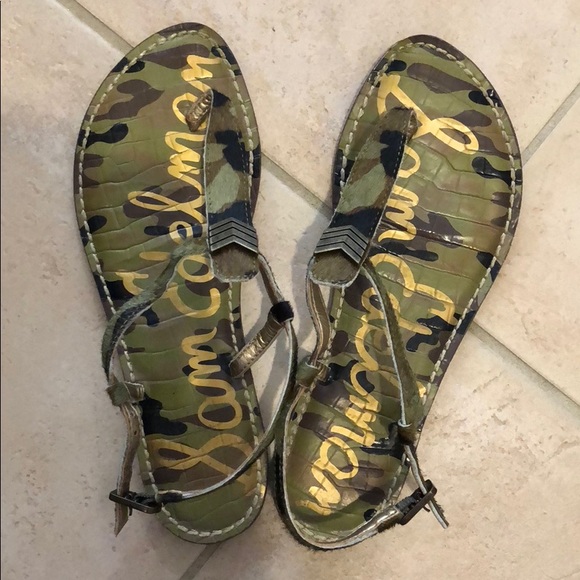 camouflage sandals